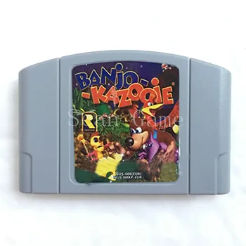 High Quality Customer Cartridge EUR Banjo-Kazooie Card for 64 Bit Video Game Console
High Quality Customer Cartridge EUR Banjo-Kazooie Card for 64 Bit Video Game Console