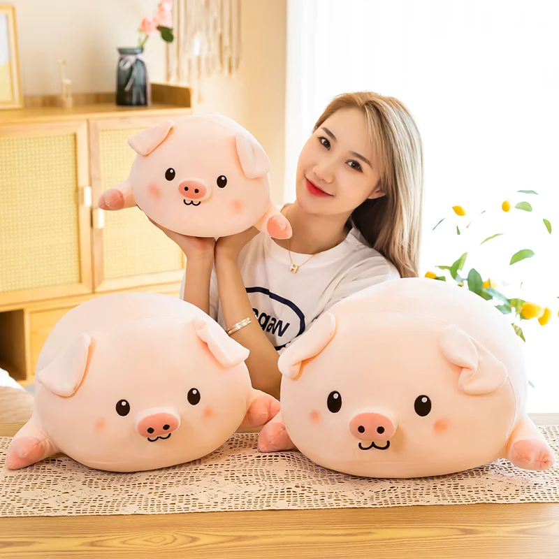 Фото Новая кавайная свинья-кукла сопровождает вас в сне с симпатичными плюшевыми