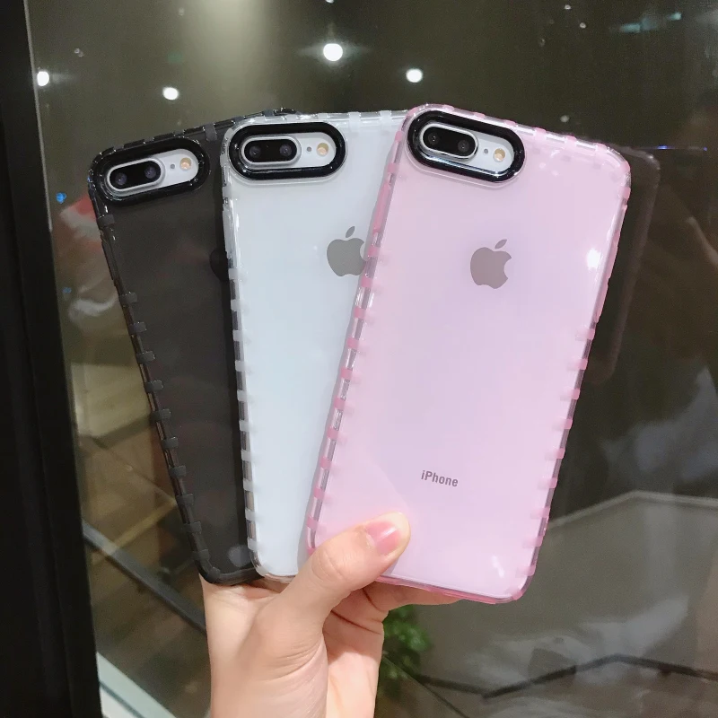 Thickening Shockproof Bumper Silicone Phone Case For iPhone X XS XR XS Max 6 6S 8 7 Plus Full package Tpu protection Back Cover 
Thickening Shockproof Bumper Silicone Phone Case For iPhone X XS XR XS Max 6 6S 8 7 Plus Full package Tpu protection Back Cover