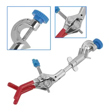 Multi-functional Lab Clamp 3 Prong Finger Style Laboratory Rubber-Coated Condenser Holder ALI88
Multi-functional Lab Clamp 3 Prong Finger Style Laboratory Rubber-Coated Condenser Holder ALI88