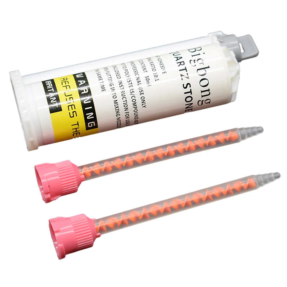 50ml Acrylic Adhesives Glues Strong AB Glue 10:1 White Adhesives Two-Component Structural Glues with 2pcs Static Mixing Nozzles
50ml Acrylic Adhesives Glues Strong AB Glue 10:1 White Adhesives Two-Component Structural Glues with 2pcs Static Mixing Nozzles