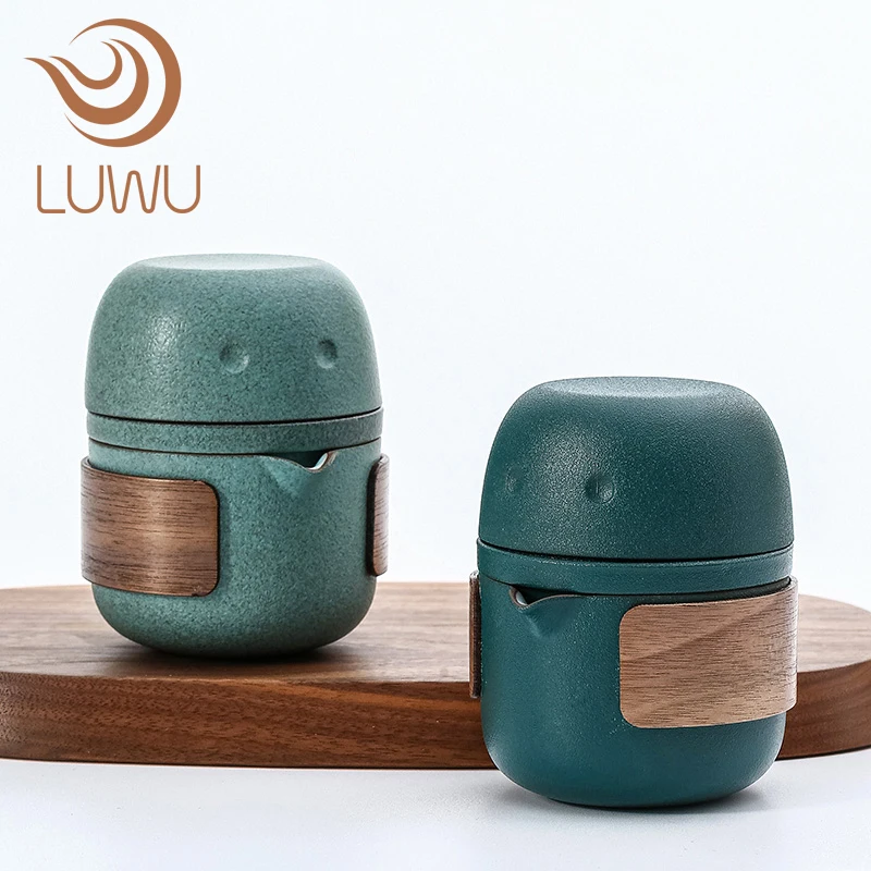 LUWU керамический чайник gaiwan с 2 чашками портативный дорожный чайный набор с дорожным мешком 115 мл
LUWU керамический чайник gaiwan с 2 чашками портативный дорожный чайный набор с дорожным мешком 115 мл