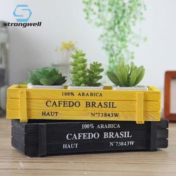 Strongwell Vintage Wooden Succulent Flower Pot Balcony Potted Plant Solid Wood Rectangular Box Bonsai Home Decoration Gift
Strongwell Vintage Wooden Succulent Flower Pot Balcony Potted Plant Solid Wood Rectangular Box Bonsai Home Decoration Gift