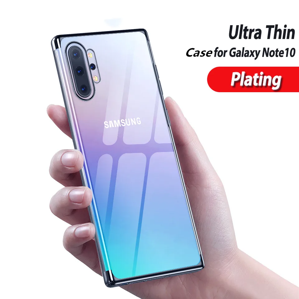 Phone Case For Samsung Galaxy Note 10 Plus Case Color Edge CoverCase Plating TPU For Samsung Galaxy Note 8 9 10 10+ Back Cover
Phone Case For Samsung Galaxy Note 10 Plus Case Color Edge CoverCase Plating TPU For Samsung Galaxy Note 8 9 10 10+ Back Cover