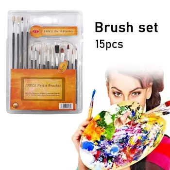 15 Stks/set Artist Paint Brushes Set Professionele Home Large Thick Kid Penselen Small Thin School Activity A8W7
15 Stks/set Artist Paint Brushes Set Professionele Home Large Thick Kid Penselen Small Thin School Activity A8W7