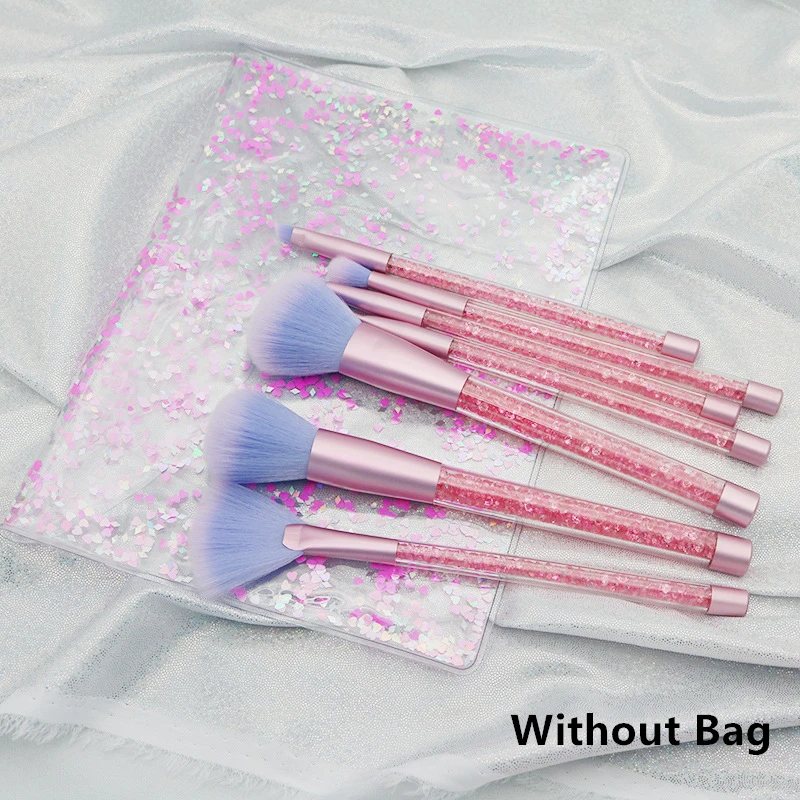 7Pcs Glitter Diamond Crystal Handle Makeup Brushes Set Powder Foundation Eyebrow Face Make Up Brush Cosmetic Foundation Brush 
7Pcs Glitter Diamond Crystal Handle Makeup Brushes Set Powder Foundation Eyebrow Face Make Up Brush Cosmetic Foundation Brush