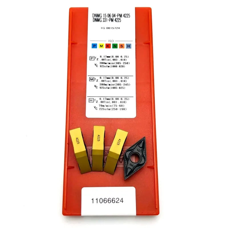 Carbide insert DNMG150604 PM 4225 external turning tool lathe cutting tool high quality machine tool parts turning tools
Carbide insert DNMG150604 PM 4225 external turning tool lathe cutting tool high quality machine tool parts turning tools