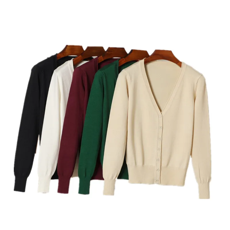 Women Oversized Button Knit Sweater Elegant Korean V-neck Long Sleeve Knitted Sweater Female Autumn Basic Top Sweaters 3019 02
Women Oversized Button Knit Sweater Elegant Korean V-neck Long Sleeve Knitted Sweater Female Autumn Basic Top Sweaters 3019 02