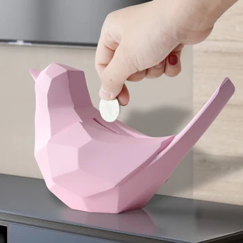 GEOMETRIC BIRD MONEY BOX RESIN PIGGY BANK FIGURINE CRAFT FOR HOME DECORATION CUTE GIFT TOY FOR CHILD KID PIGGY BANKS BIRD
GEOMETRIC BIRD MONEY BOX RESIN PIGGY BANK FIGURINE CRAFT FOR HOME DECORATION CUTE GIFT TOY FOR CHILD KID PIGGY BANKS BIRD