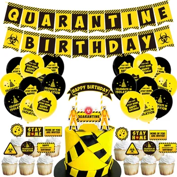 1 Set of 48Pcs Fashion and Creative Quarantine Birthday Party Decorations (Yellow)
1 Set of 48Pcs Fashion and Creative Quarantine Birthday Party Decorations (Yellow)