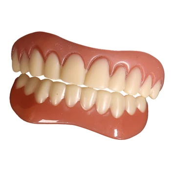 Fake Tooth Cover Snap On Silicone Perfect Smile Upper Veneer Beauty Tool Smile Cosmetic Denture Care Beauty Tool -
Fake Tooth Cover Snap On Silicone Perfect Smile Upper Veneer Beauty Tool Smile Cosmetic Denture Care Beauty Tool -
