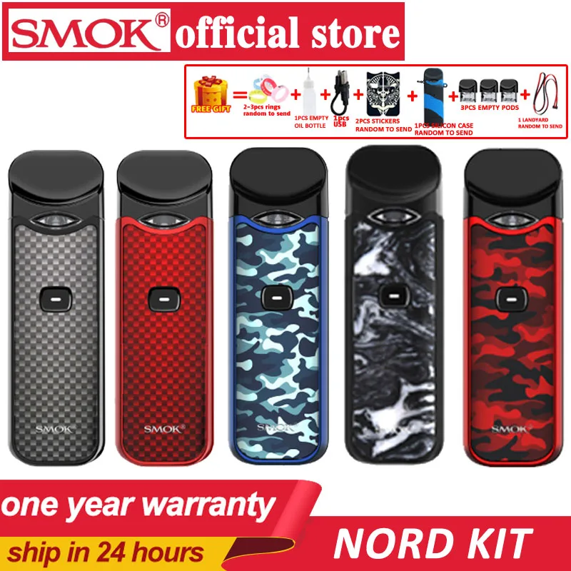 SMOK nord Pod vape Kit with 1100mAh Battery 3ML Cartridge mesh Electronic Cigarette shell Camouflage regular resin carbon kit
SMOK nord Pod vape Kit with 1100mAh Battery 3ML Cartridge mesh Electronic Cigarette shell Camouflage regular resin carbon kit
