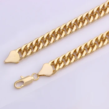HIGH QUALITY 22 K 24 K Thai Baht Fine Gold Filled Plated Cuban/Curb Link Chain Necklace -China Lifetime Warranty
HIGH QUALITY 22 K 24 K Thai Baht Fine Gold Filled Plated Cuban/Curb Link Chain Necklace -China Lifetime Warranty