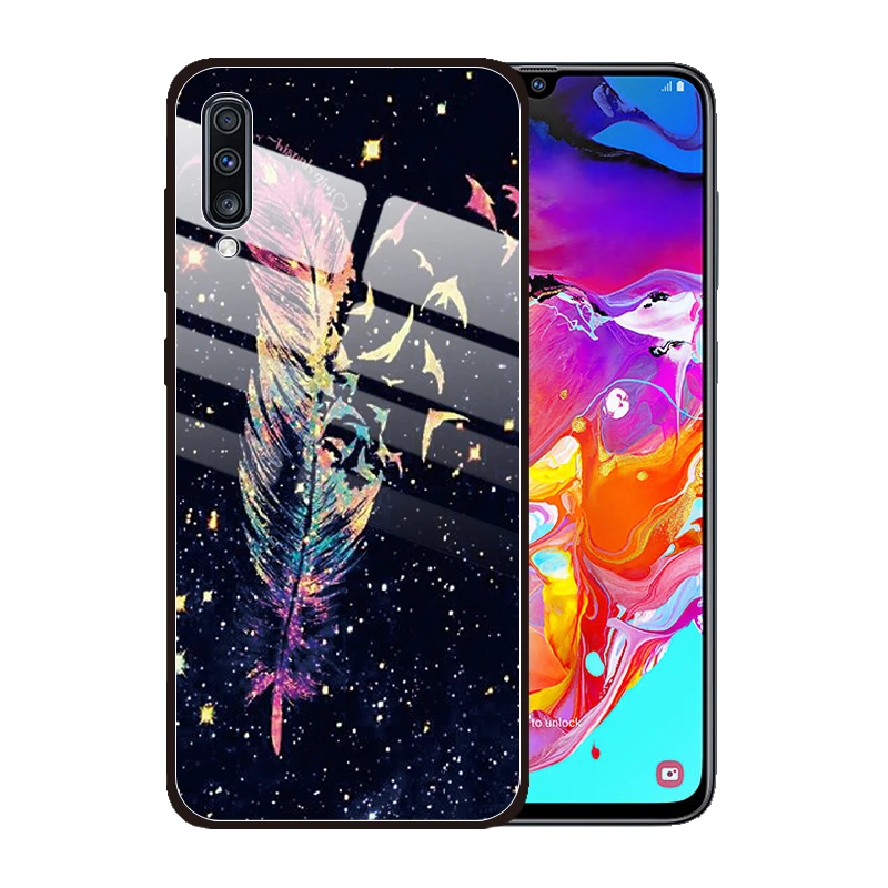Wind Bell Leaves Tempered Glass Case for Samsung Galaxy A50 A50S A30 A30S A10 A10S A70 M30 Anti-Scratch Cover 
Wind Bell Leaves Tempered Glass Case for Samsung Galaxy A50 A50S A30 A30S A10 A10S A70 M30 Anti-Scratch Cover