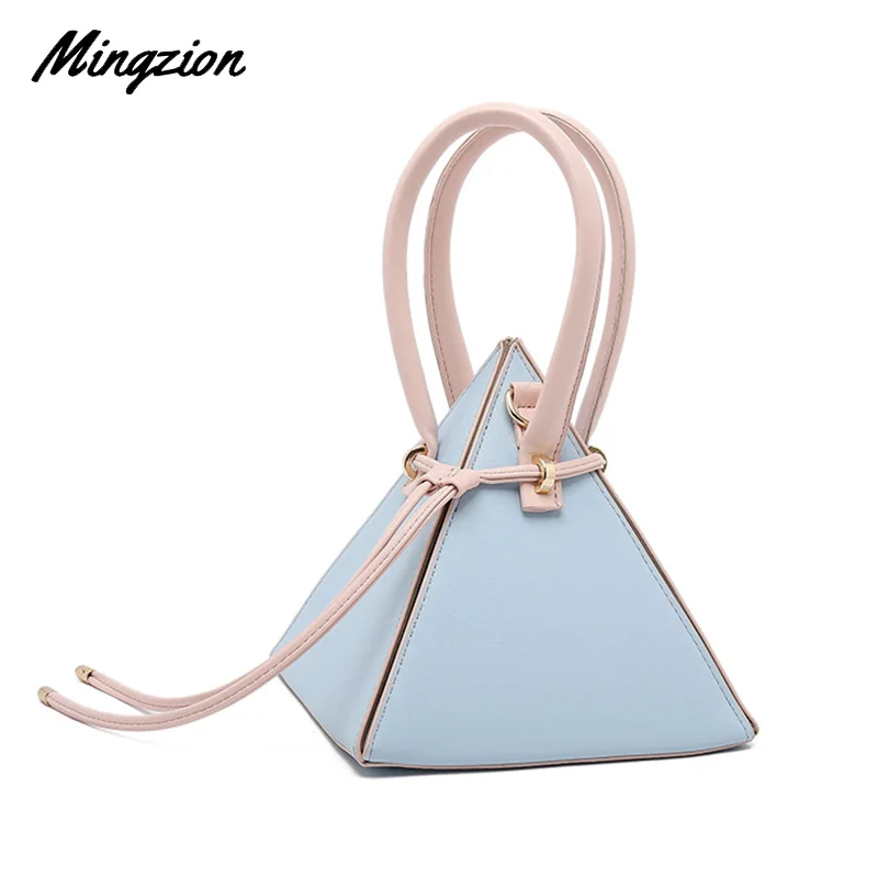 Mingzion Women Leather Handbags Trendy Fashion Triangle Teenage Ladies Wristlets Shoulder Crossbody Bag Mini Clutches Tote 
Mingzion Women Leather Handbags Trendy Fashion Triangle Teenage Ladies Wristlets Shoulder Crossbody Bag Mini Clutches Tote