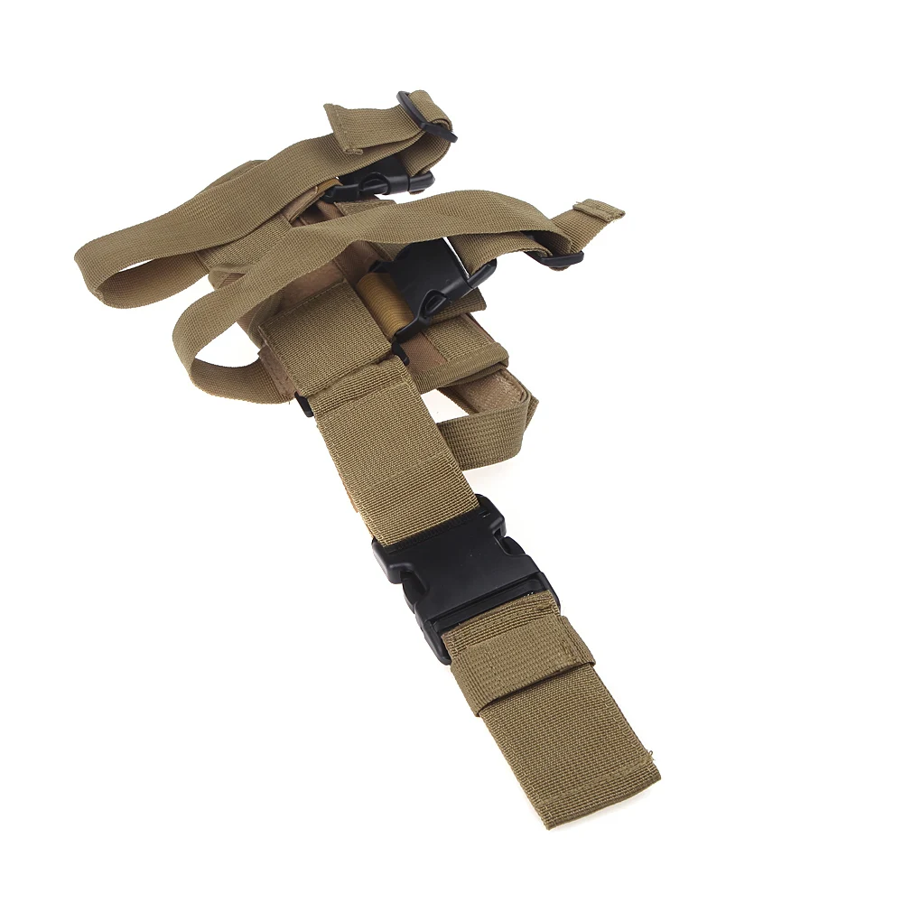 Outdoor Hunting Shooting Gear Holster Thigh Leg Gear Holster Pouch Wrap-around with Coil Lanyard
Outdoor Hunting Shooting Gear Holster Thigh Leg Gear Holster Pouch Wrap-around with Coil Lanyard