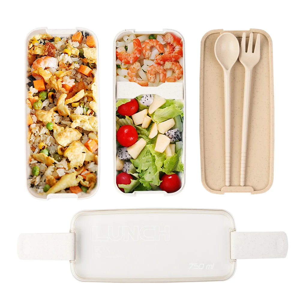 750ml Healthy Material 2 Layer Lunch Box Wheat Straw Bento Boxes Microwave Dinnerware Food Storage Container Lunch box
750ml Healthy Material 2 Layer Lunch Box Wheat Straw Bento Boxes Microwave Dinnerware Food Storage Container Lunch box