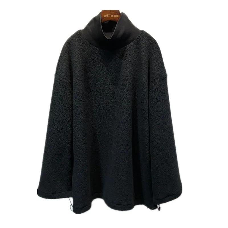 Men autumn winter new brunet fashion trend city youth turtleneck plush loose personality thickened black slim jacket
Men autumn winter new brunet fashion trend city youth turtleneck plush loose personality thickened black slim jacket