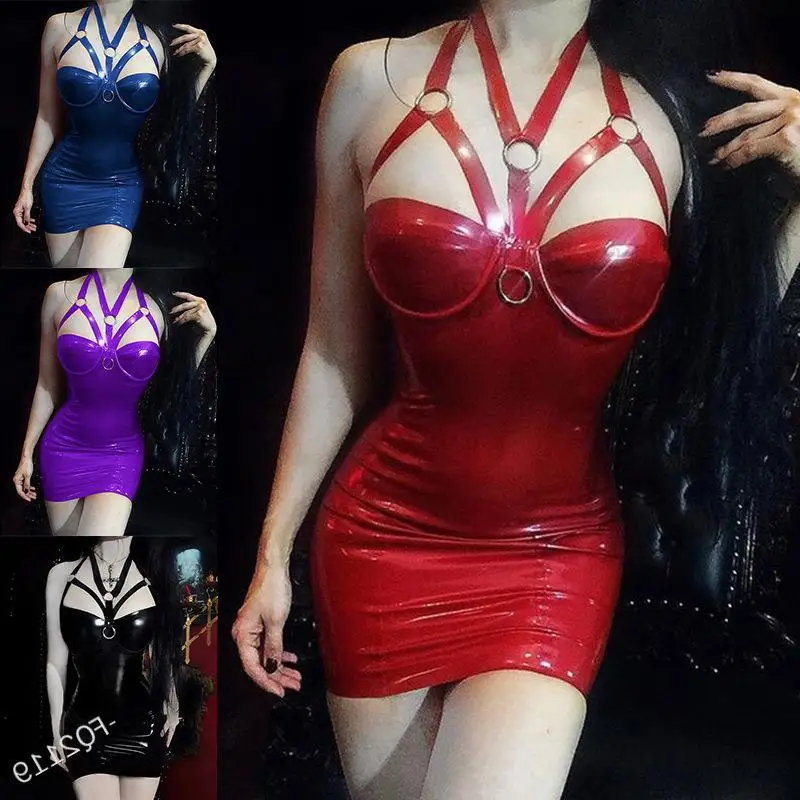 Бандажное нижнее белье из ПВХ, размера плюс, S-5XL, женское латексное платье с мокрым эффектом, фетиш, эротические костюмы, платье, сексуальная клубная одежда
Бандажное нижнее белье из ПВХ, размера плюс, S-5XL, женское латексное платье с мокрым эффектом, фетиш, эротические костюмы, платье, сексуальная клубная одежда