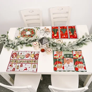 Xmas Santa Claus Garland Table Pads Christmas Decorations Clothes for Dinning New Year Party Decor Tea Towel Napkins Restaurant
Xmas Santa Claus Garland Table Pads Christmas Decorations Clothes for Dinning New Year Party Decor Tea Towel Napkins Restaurant