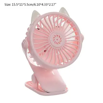1Set USB Rechargeable Clip Fan 360 Degree Rotation Desk Cooling Fan for Baby Use A0NC
1Set USB Rechargeable Clip Fan 360 Degree Rotation Desk Cooling Fan for Baby Use A0NC