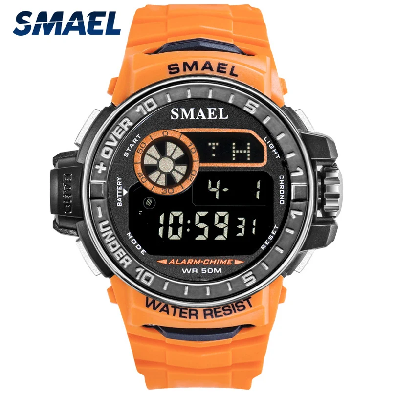 SMAEL Outdoor Sport Watch Men Multifunction 5Bar Waterproof PU Strap LED Display Watches Chrono Digital Watch reloj hombre 1626
SMAEL Outdoor Sport Watch Men Multifunction 5Bar Waterproof PU Strap LED Display Watches Chrono Digital Watch reloj hombre 1626