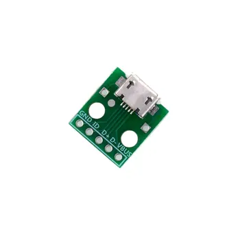 Small Size Micro USB To DIP Female B Type Mike 5p Patch To Invert Adapter Plate Solder Circuit Board Connector Module
Small Size Micro USB To DIP Female B Type Mike 5p Patch To Invert Adapter Plate Solder Circuit Board Connector Module