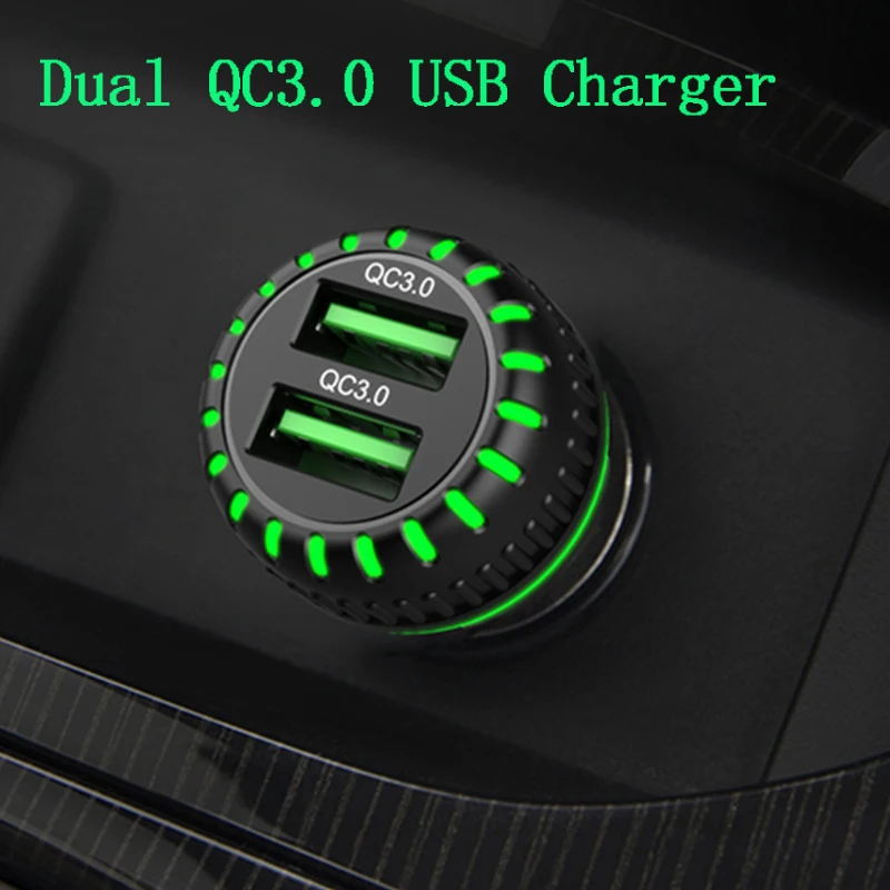 Dual Quick Charger 3.0 USB Car Charger For iPhone Xiaomi Samsung Huawei Universal Car Mobile Phone Fast Charging Power Adapter 
Dual Quick Charger 3.0 USB Car Charger For iPhone Xiaomi Samsung Huawei Universal Car Mobile Phone Fast Charging Power Adapter