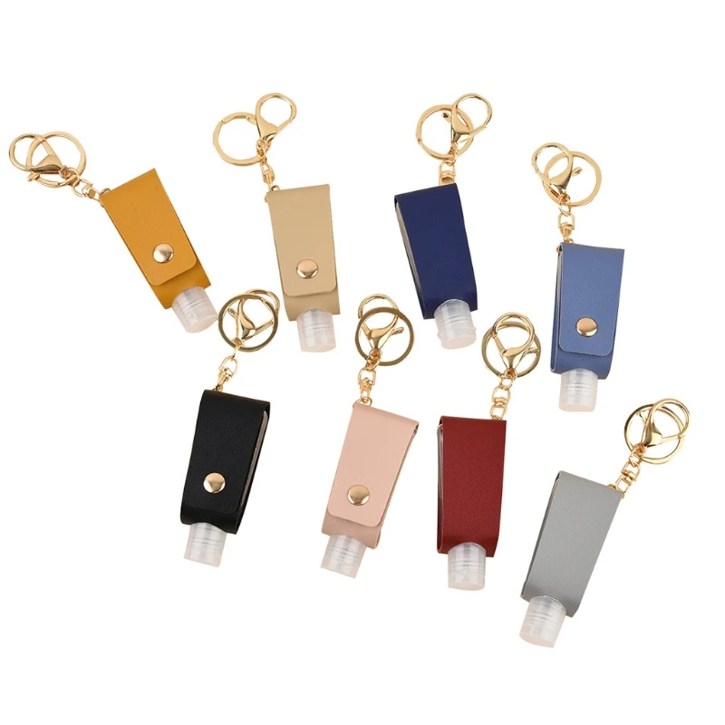 Portable Empty Travel Bottle 30ml PU Leather Pouch Holder Keychain Small Squeeze Bottles Refillable Containers
Portable Empty Travel Bottle 30ml PU Leather Pouch Holder Keychain Small Squeeze Bottles Refillable Containers