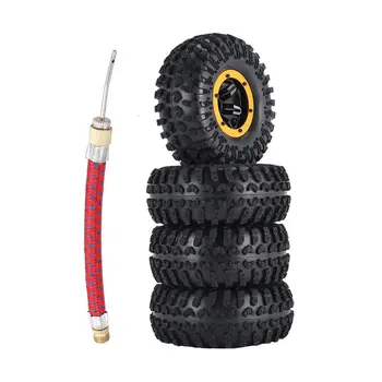 AUSTAR 4Pcs 2.2in Inflatable Beadlock Metal Tyre Tire Wheel for RC Crawler Climbing Car Model HSP HPI Component Spare Parts
AUSTAR 4Pcs 2.2in Inflatable Beadlock Metal Tyre Tire Wheel for RC Crawler Climbing Car Model HSP HPI Component Spare Parts
