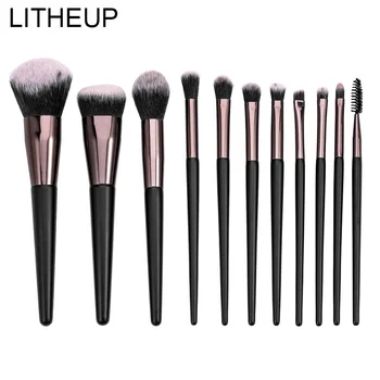 Litheup Black handle Makeup Brushesset Makeup Tools Women Foundation Eyeliner Concealer Eyeshadow Brush Soft Cosmetic for face
Litheup Black handle Makeup Brushesset Makeup Tools Women Foundation Eyeliner Concealer Eyeshadow Brush Soft Cosmetic for face