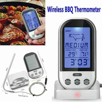 Wireless Thermometer Digital Kitchen Thermometer Meat Water Milk Cooking Food Probe BBQ Electronic Oven Thermometer Kitchen Tool
Wireless Thermometer Digital Kitchen Thermometer Meat Water Milk Cooking Food Probe BBQ Electronic Oven Thermometer Kitchen Tool