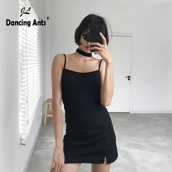 Woman A-line Dress Bodycon Sexy Vestidos Square Collar Spaghetti Straps Short Dress For Party Vintage Solid Slit Female Dresses
Woman A-line Dress Bodycon Sexy Vestidos Square Collar Spaghetti Straps Short Dress For Party Vintage Solid Slit Female Dresses