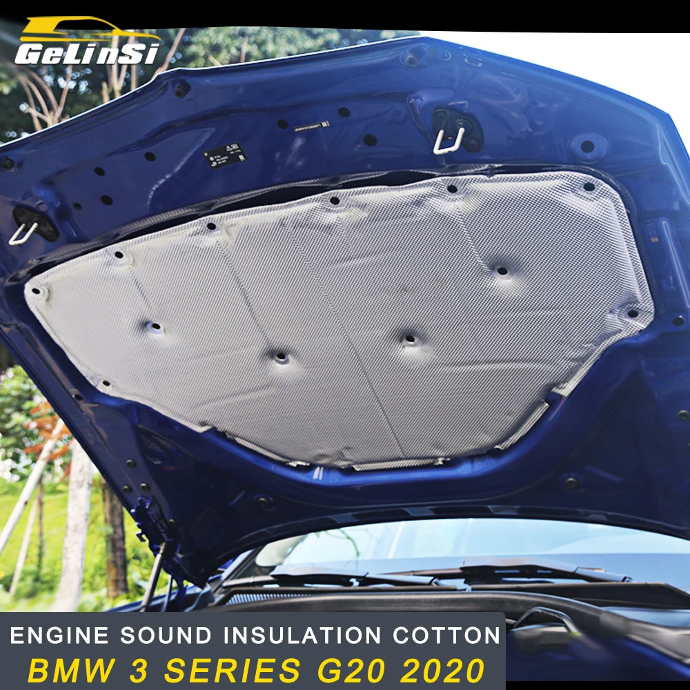 Gelinsi Car Hood Engine Firewall Mat Pad Cover Deadener Interior Heat Sound Insulation Cotton for BMW 3 Series G20 2020
Gelinsi Car Hood Engine Firewall Mat Pad Cover Deadener Interior Heat Sound Insulation Cotton for BMW 3 Series G20 2020