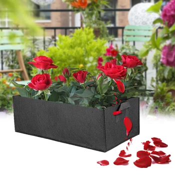 Grow Bags Non-Woven Fabric Raised Garden Bed Rectangle Planting Container Grow Bags Fabric Planter Pot For Plants Nursery Pot
Grow Bags Non-Woven Fabric Raised Garden Bed Rectangle Planting Container Grow Bags Fabric Planter Pot For Plants Nursery Pot
