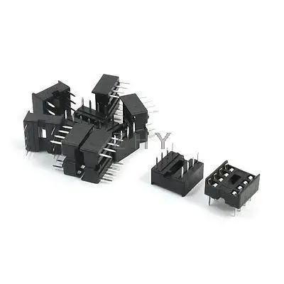 10pcs 8P 8Pins 2.54mm DIP IC PCB Board Sockets Adapter Solder 
10pcs 8P 8Pins 2.54mm DIP IC PCB Board Sockets Adapter Solder