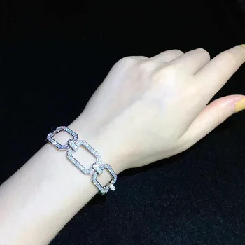 Qi Xuan_New Chain Female Sterling Silver Simple Niche Design S925 Silver Plated Square Bracelet Temperament Female
Qi Xuan_New Chain Female Sterling Silver Simple Niche Design S925 Silver Plated Square Bracelet Temperament Female