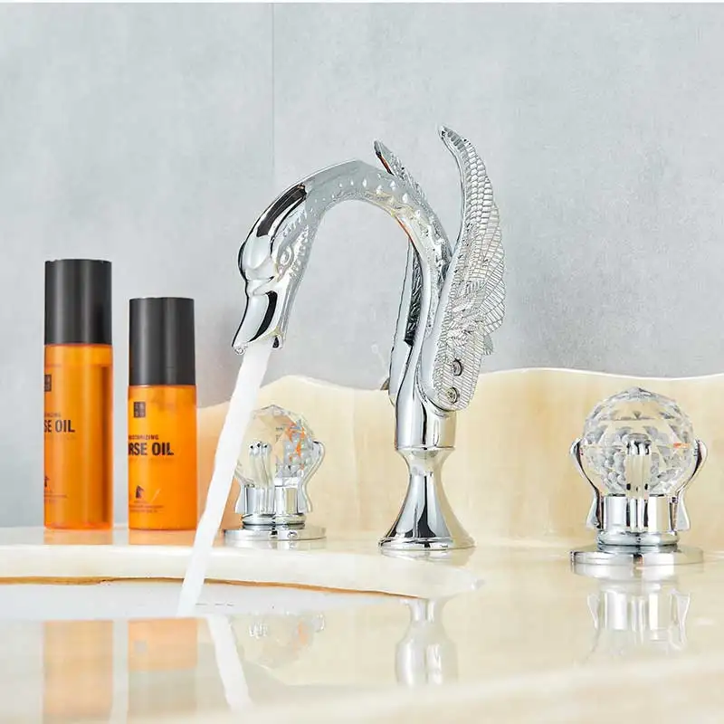 Black-Swan-Basin-Faucet-Deck-Mounted-Dual-Crystal-Handle-Bathroom-Tub-Mixer-Tap-Black-Bronze-Cold (6)