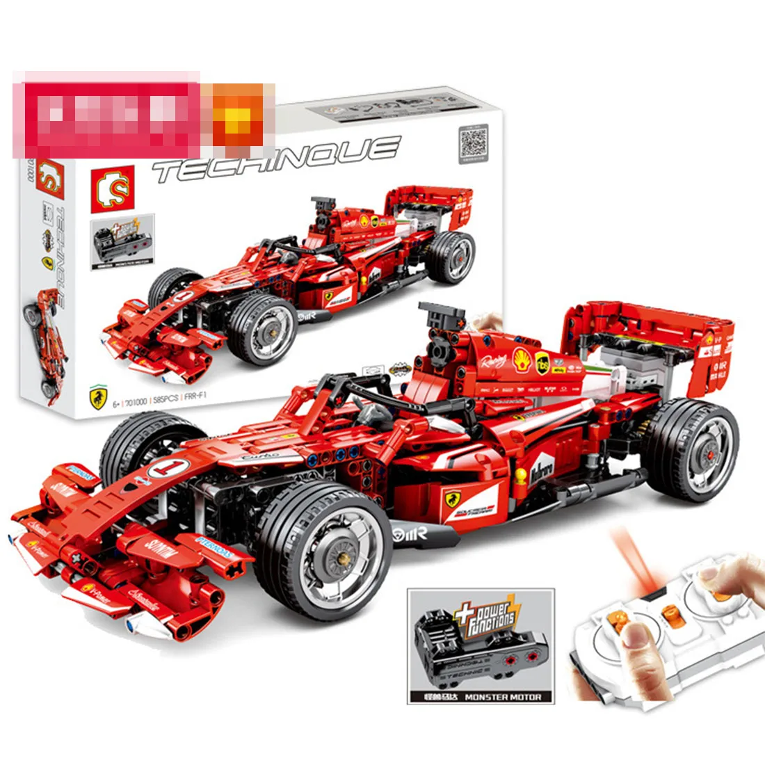 High Quality 585Pcs 2.4G RC Multichannel Formula Racing Sports Car Building Block MOC Small Particle Construction Kit Stem Toy
High Quality 585Pcs 2.4G RC Multichannel Formula Racing Sports Car Building Block MOC Small Particle Construction Kit Stem Toy