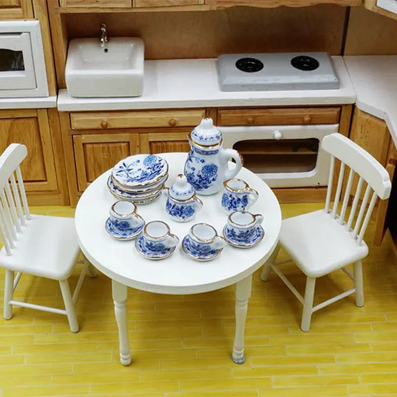 15Pcs/Set Dollhouse Tea Cup Set 1/12 Miniature Flower Patten Porcelain Coffee Tea Cups Ceramic Tableware For Doll House
15Pcs/Set Dollhouse Tea Cup Set 1/12 Miniature Flower Patten Porcelain Coffee Tea Cups Ceramic Tableware For Doll House