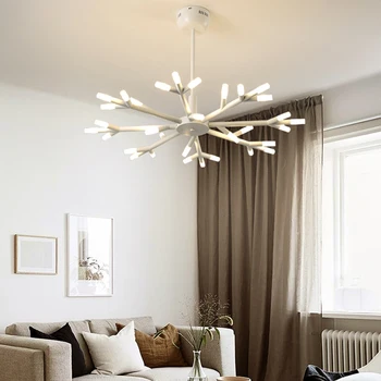 Popular Nordic Living Room LED Chandelier Home Lighting Modern Dining Room Bedroom Light Luxury Tree Branch Chandelier
Popular Nordic Living Room LED Chandelier Home Lighting Modern Dining Room Bedroom Light Luxury Tree Branch Chandelier