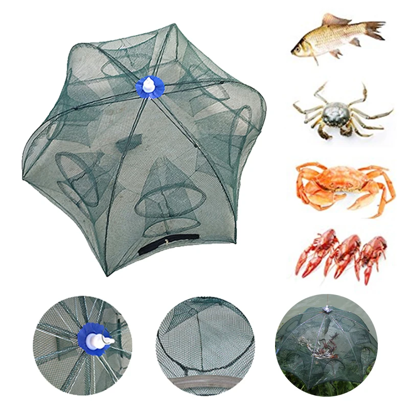 Shrimp Cage Folding Fishnet Crawfish Fish Line Fishing Boat Fishing Cage Fishing Net Portable Durable Green 6 Holes
Shrimp Cage Folding Fishnet Crawfish Fish Line Fishing Boat Fishing Cage Fishing Net Portable Durable Green 6 Holes