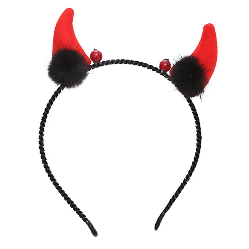 Halloween Devil Horn Headband Ox Horn Hair Hoop Funny Party Wear Hairband Cosplay Props Creative Photo Prop Costume
Halloween Devil Horn Headband Ox Horn Hair Hoop Funny Party Wear Hairband Cosplay Props Creative Photo Prop Costume