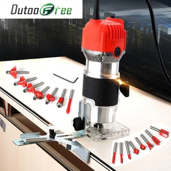 Carving Machine Electric Trimmer Wood Plug 30000rpm Wood Router Trimming Leather Woodworking DIY Drill Power Tools 
Carving Machine Electric Trimmer Wood Plug 30000rpm Wood Router Trimming Leather Woodworking DIY Drill Power Tools