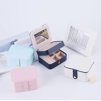 PU leather storage box earrings ring necklace jewelry storage box cosmetics beauty container box ladies jewelry display box 
PU leather storage box earrings ring necklace jewelry storage box cosmetics beauty container box ladies jewelry display box