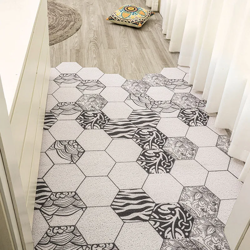European Doormat Carpet Simplicity Stain Resistant Non-slip Washable Mat Carpet Household Living Room Bedroom Floor PVC Doormat
European Doormat Carpet Simplicity Stain Resistant Non-slip Washable Mat Carpet Household Living Room Bedroom Floor PVC Doormat