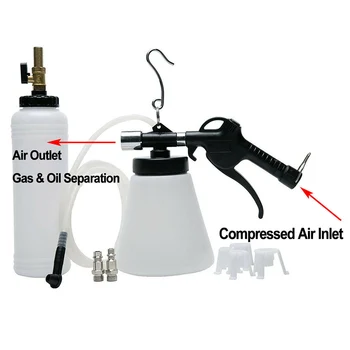 Brake Oil Pot Pneumatic Brake Oil Replacement Filler Deflate Bleeding Tool Set Brake Fluids Brake Oil Can ALI88 
Brake Oil Pot Pneumatic Brake Oil Replacement Filler Deflate Bleeding Tool Set Brake Fluids Brake Oil Can ALI88