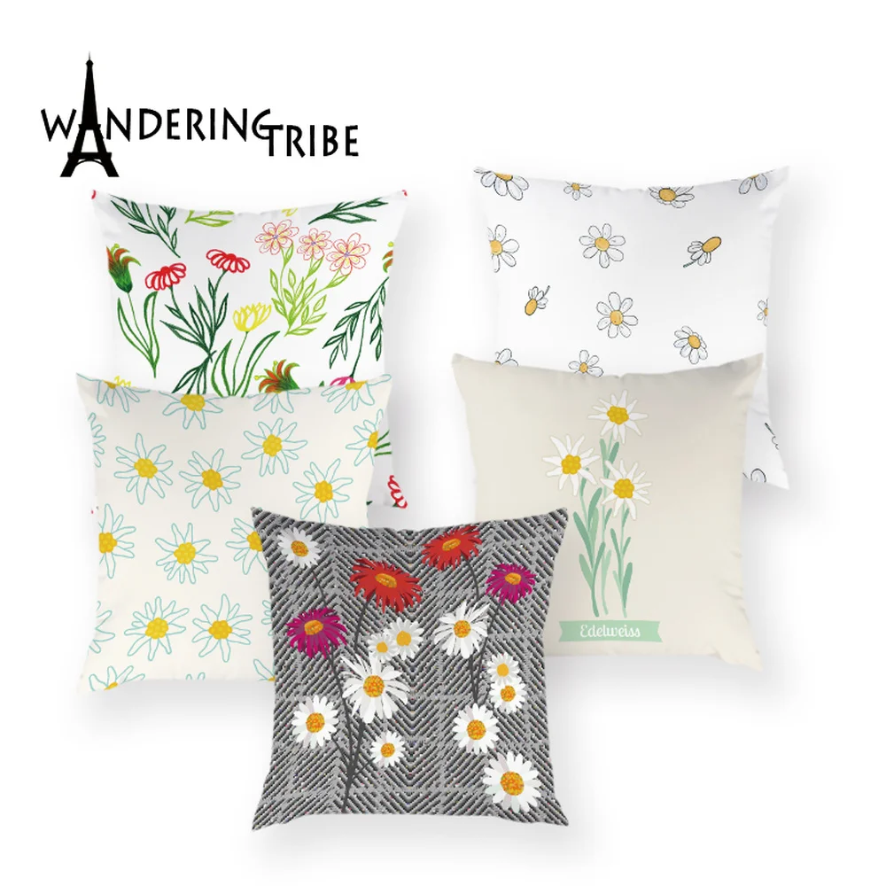 Floral Flower Cushion Covers Farmhouse Decorative Throw Pillows Cases Sunflower Sofa Car Plant Polyester Cushions Case Almofadas
Floral Flower Cushion Covers Farmhouse Decorative Throw Pillows Cases Sunflower Sofa Car Plant Polyester Cushions Case Almofadas