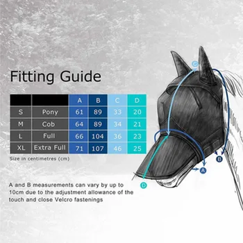 Outdoor Horse Fly Mask Hood Full Face Mesh Fleece Padded Anti-UV Breathable Unique Design Durability And No Rubbing
Outdoor Horse Fly Mask Hood Full Face Mesh Fleece Padded Anti-UV Breathable Unique Design Durability And No Rubbing