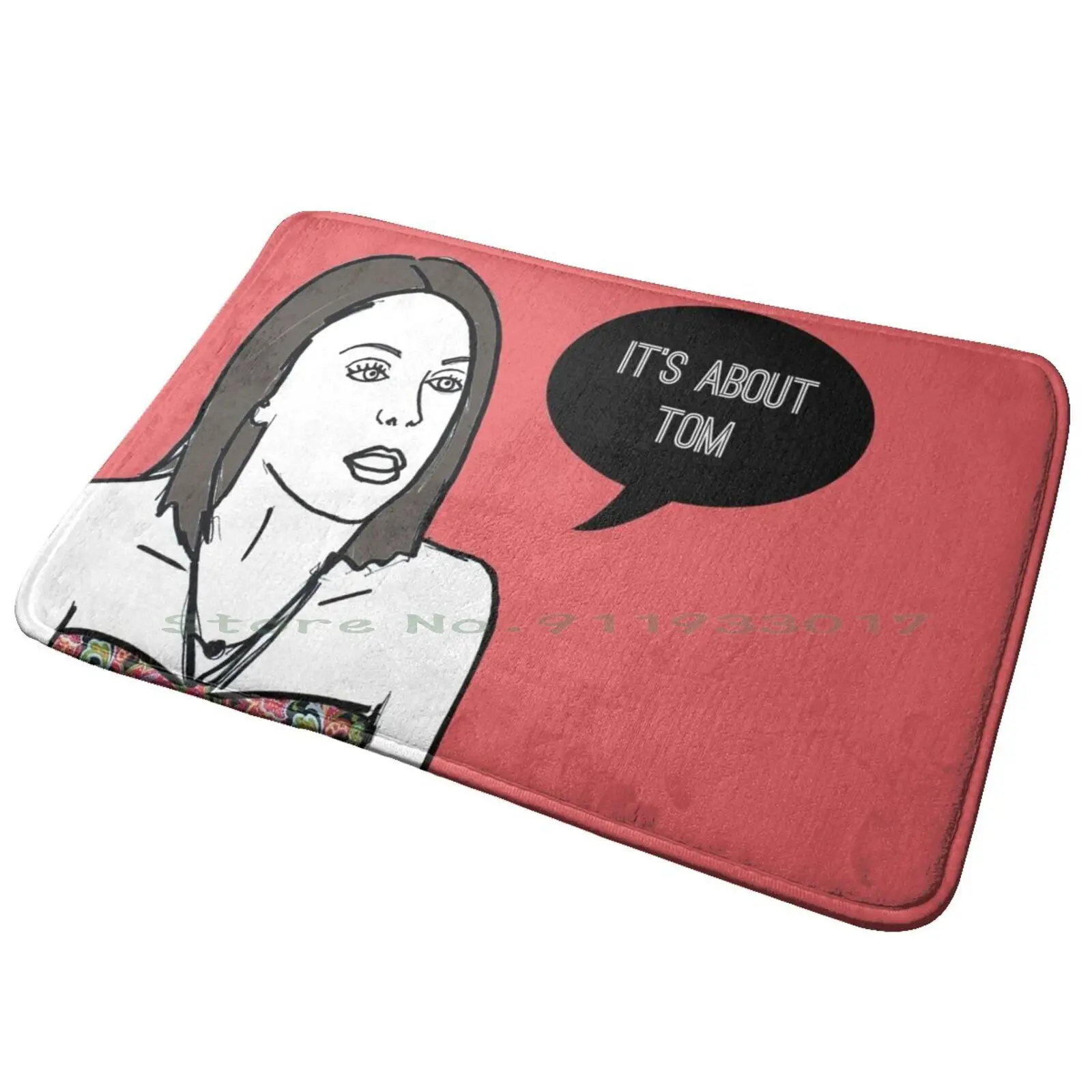 It's About Tom Entrance Door Mat Bath Mat Rug Real Housewives Rhony Bethenny Frankel Its About Tom Reality Tv Womens For Her 
It's About Tom Entrance Door Mat Bath Mat Rug Real Housewives Rhony Bethenny Frankel Its About Tom Reality Tv Womens For Her